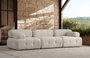 Atelier Del Sofa Doblo Sofá de 3 Plazas Cream Bouclette